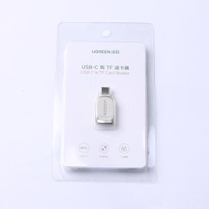 UGREEN(绿联)Type-C转TF读卡器 USB-C手机笔记本电脑转接头 USB3.0高速Micro SD迷你读卡转换器 免驱兼容多系统 浅黄色 80124