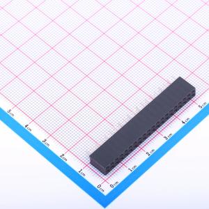 间距:2.54mm 2x20P 直插