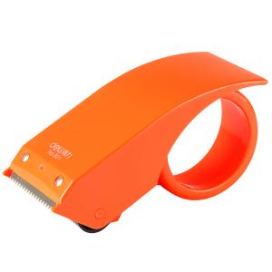 得力801封箱器打包器胶带底座 适用胶带宽度48mm内胶带切割机 办公用品(红)
