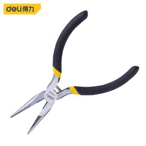 得力（deli）尖嘴钳子多功能电工钳子五金工具尖口钳尖咀钳尖头钳 高碳钢尖嘴钳5英寸