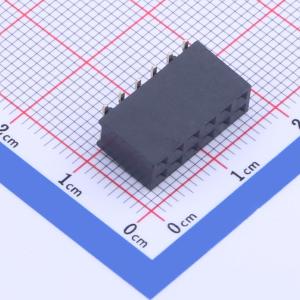间距:2.54mm 2x6P 立贴