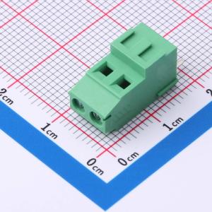 1x2P 3.81mm 直插 排数:1 每排P数:2