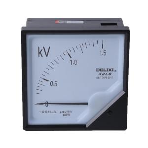 DELIXI(德力西) 指针式交流电压表 1.2kV/100V 100hz 1.5级 1个