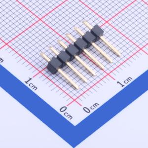 1x6P 间距:2.54mm 方针 直插