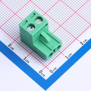 1x2P 5.08mm 排数:1 每排P数:2