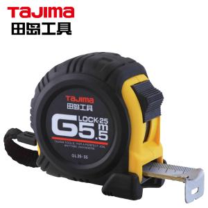 田岛，钢卷尺，5.5m长，25mm宽，手动锁定，GL25-55
