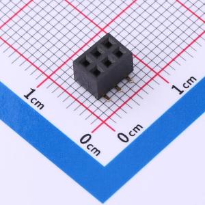 2x3P 间距:2mm 立贴
