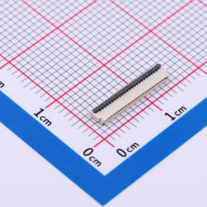 翻盖式 双侧触点/上下接 P数:24P 间距:0.5mm