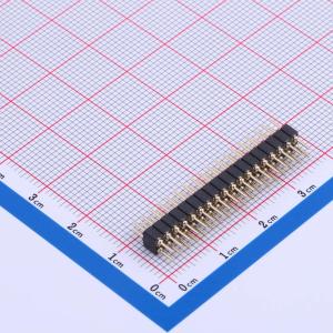 2x18P 间距:2mm 圆针 直插