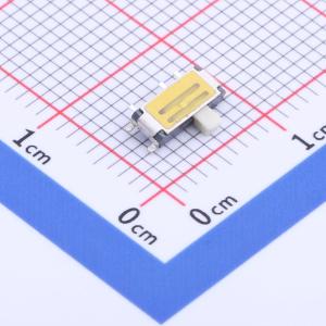 6.6*1.8mm两档侧拨贴片 7脚拨动 白柄带膜,柄长1.5mm,耐温