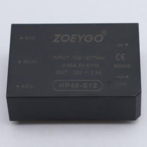 40W AC-DC模块电源，宽电压输入，高效率和高隔离电压