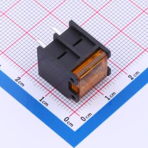 6.35mm 1x2P 边脚 排数:1 每排P数:2