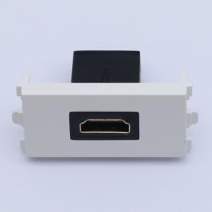 UGREEN(绿联)HDMI86工程面板单口插座 免焊接86型模块 高清电视视频组合模块工程装修布线接头 直头 20317