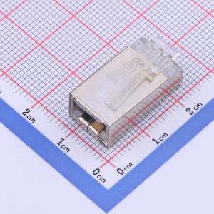 UGREEN(绿联) 六类千兆网络水晶头 镀金工程级RJ45电脑网线连接器 六类屏蔽款 100个 50248