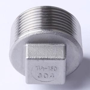 RuiGe(锐阁)不锈钢304四方堵头DN32 1_1/4 BSPT(ZG)-6