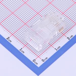 UGREEN(绿联) 超五类水晶头 50U加厚镀金网络接头 RJ45工程级8P8C电脑网线连接器 Cat5e接头 100个 20802