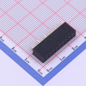 2x10P 间距:2.54mm 直插