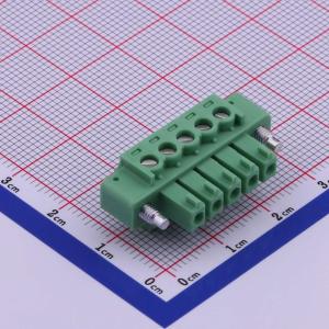 3.81mm 1x5P 排数:1 每排P数:5 螺丝固定