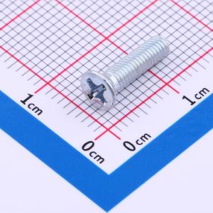 蓝白锌 十字沉头机螺钉 3x12mm