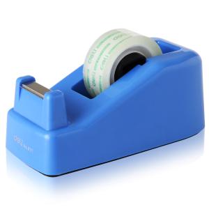 得力811小号胶带座切割器封箱器(胶带宽度 ≤18mm)(蓝色)