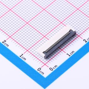 间距:0.5mm P数:28P 翻盖式 下接