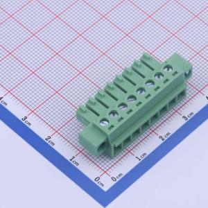 3.81mm 1x8P 排数:1 每排P数:8 螺丝固定
