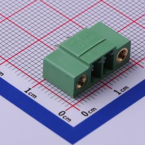 3.81mm 1x2P 排数:1 每排P数:2 螺丝固定