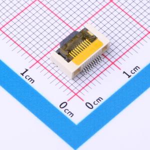 间距:0.5mm P数:10P 翻盖式 下接