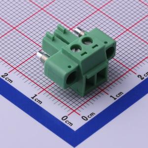 3.81mm 1x2P 排数:1 每排P数:2 螺丝固定