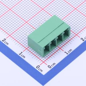 绿色 3.81mm 1x4P 排数:1 每排P数:4
