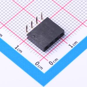 1x4P 间距:2.54mm 弯插