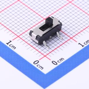 拨动开关 2档3脚立式贴片 柄高2MM 9.1*3.5*2.0mm