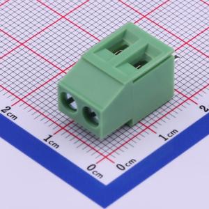 1x2P 5.08mm 直插 排数:1 每排P数:2