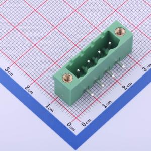5.08mm 1x4P 排数:1 每排P数:4 螺丝固定