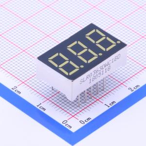 3位0.36英寸白色数码管 共阴极