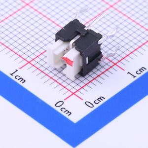 KAN0713-0723C100-84,6*6*7.2带灯开关,红灯,插件