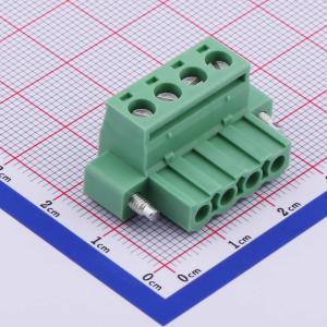 5.08mm 1x4P 排数:1 每排P数:4 螺丝固定
