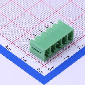 3.81mm 1x5P 排数:1 每排P数:5