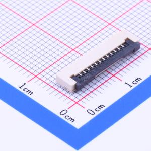 间距:1mm P数:12P 翻盖式 下接