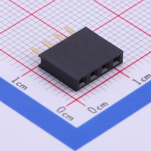 间距:2.54mm 1x4P 直插