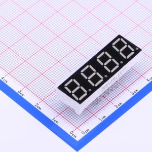 4位0.39英寸红色数码管 共阳极