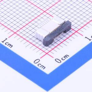 间距:0.5mm P数:6P 抽屉式 上接