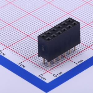 黑金 2x6P 间距:2.54mm
