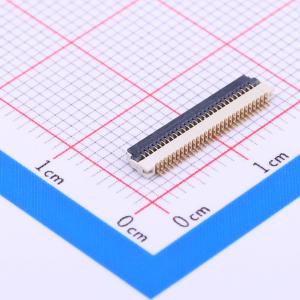 间距:0.5mm P数:28P 翻盖式 下接