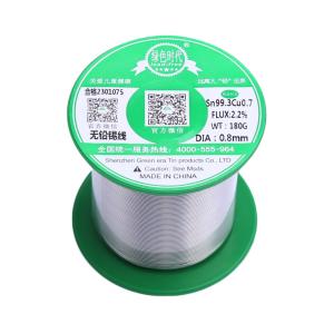绿色时代,无铅焊锡丝,180g 0.8MM/锡线,Sn99.3Cu0.7φ0.8 180g,1卷