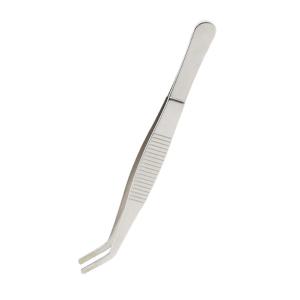 BKMAM(比克曼生物)，敷料镊(弯头)14cm，130302008