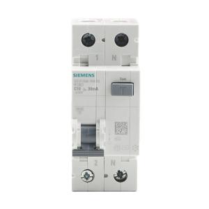 SIEMENS(德国西门子)漏电断路器AC 30MA 1P+N C10 6KA5SU1356-1KK10