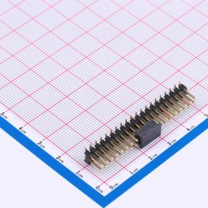 2x20P 间距:2.54mm 方针 立贴