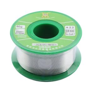 XHT(兴鸿泰), 无铅焊锡丝, Sn99.3Pb0.7 0.8mm， 50G/锡线,1卷