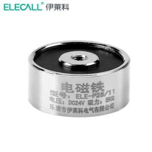 伊莱科，吸盘式电磁铁，ELE-P25/11，DC24V，吸力5Kg
